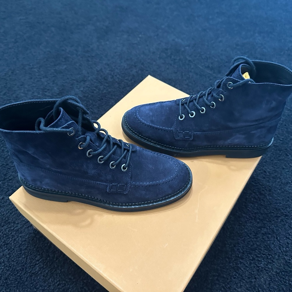 TOD’S suede lace up booties